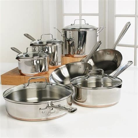 Emerilware™ Stainless Steel with Copper 12-piece Cookware Set and Free ...