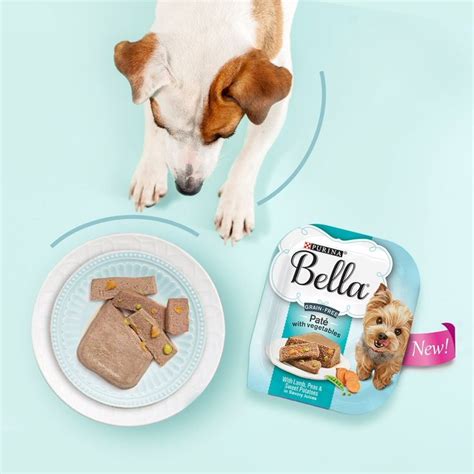 New Bella Grain Free Pate with Vegetables features the same delectable pate your small dog loves ...