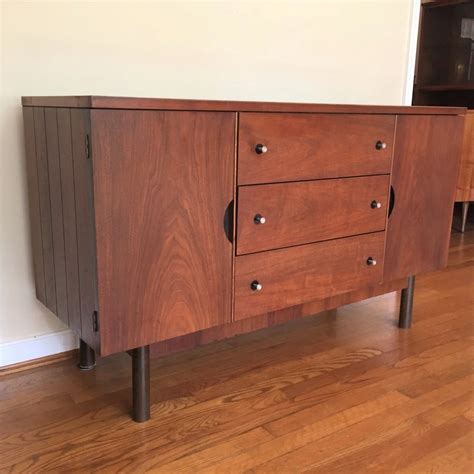 Mid Century Modern Stanley Credenza in Walnut - EPOCH