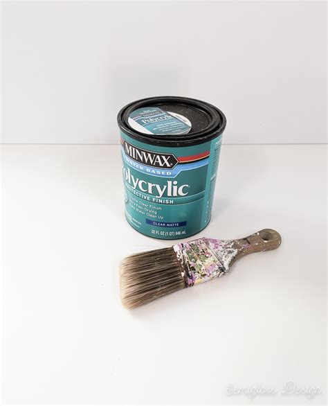 How to Apply Polycrylic Without Streaks - Semigloss Design