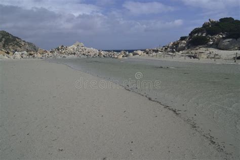 Punta Molentis beach stock image. Image of rocks, punta - 166107579