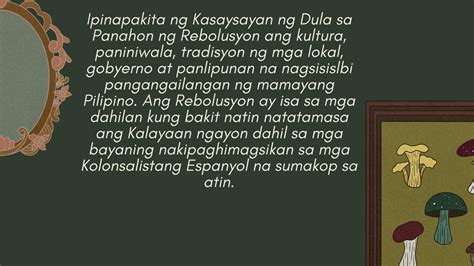 SOLUTION: Kasaysayan ng dula paanahon ng rebolusyon - Studypool