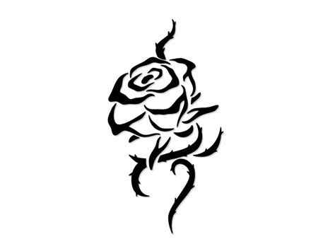 Rose Designs Black And White