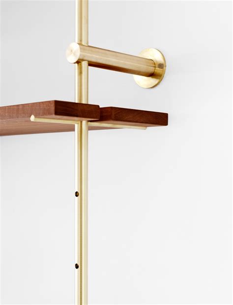 Brass Rail Shelving - Gessato Design Store