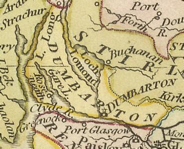 History of Dunbartonshire | Map and description for the county