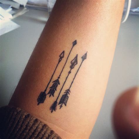 4 arrows for the members of my family. #tattoo #arrows | Family tattoos ...