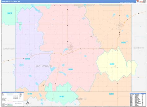 Watonwan County, MN Map Book - Color Cast