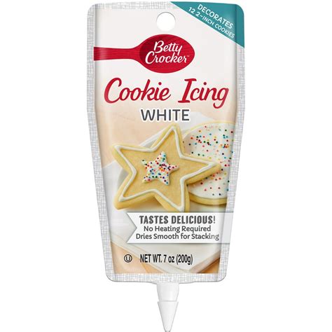 Betty Crocker Decorating Cookie Icing, White, 7 Ounce - Walmart.com ...