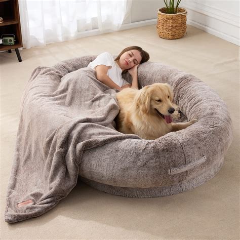 Large Human Dog Bed Bean Bag Bed for Humans Giant Beanbag Dog Bed with ...