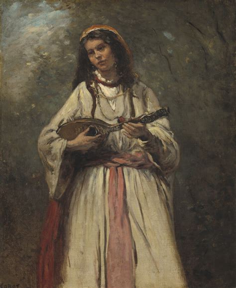 Gypsy Girl With Mandolin, C. 1870 Free Stock Photo - Public Domain Pictures