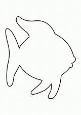 Rainbow Fish Printable Coloring Page  Nation sketch template