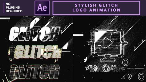 Stylish Glitch Logo Animation | After Effects Tutorial - YouTube