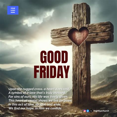 Good Friday poem Template | PosterMyWall