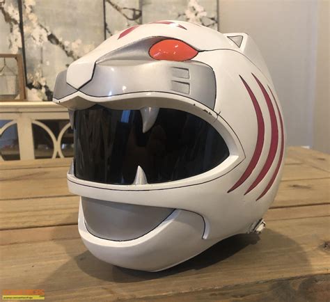 Power Rangers Wild Force Screen Used White Ranger Helmet original TV series prop