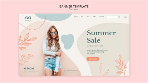 Summer collection banner design | Free PSD File