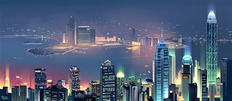 City Skyline Minimalist Wallpaper,HD Artist Wallpapers,4k Wallpapers,Images,Backgrounds,Photos ...