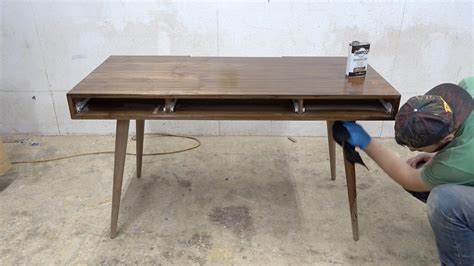 DIY MID CENTURY MODERN DESK — Modern Builds