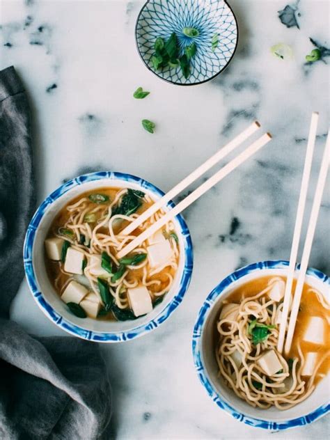 Almost Instant Miso Noodle Soup - Foodess.com