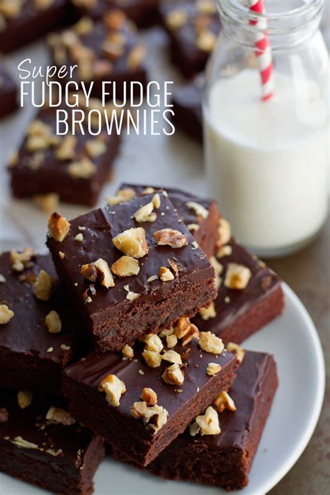 Super Fudgy Fudge Brownies Recipe | Little Spice Jar