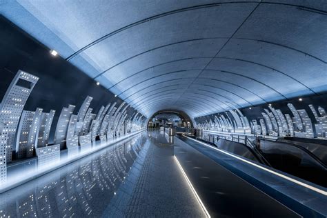 Innovative metro line station design puts Shanghai in a ‘tube’ | Archello