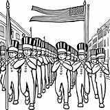 Memorial Day parade coloring Page Lulu Pages sketch template