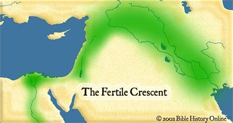 Map of the Ancient Fertile Crescent (Bible History Online)