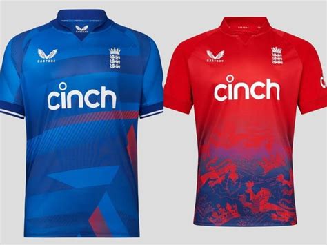 England Cricket Unveil New T20I, ODI Jersey; Design and Pattern Sends ...