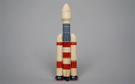 Buy GSLV Wooden Rocket Online | ISRO Official Merchandise – indic ...