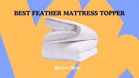 6 Best Feather Mattress Topper For Extra Comfort In 2024