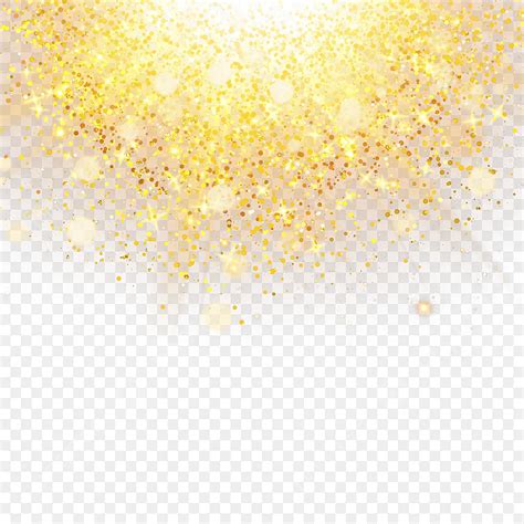 Glitter Light Effect PNG Picture, Dazzling Christmas Golden Light ...