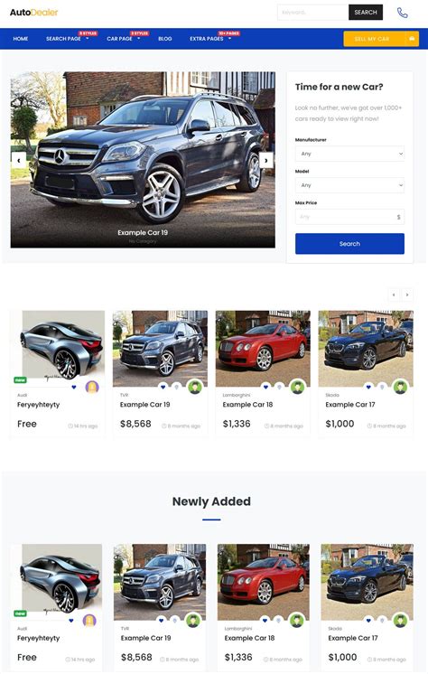 11 Best Car Dealer WordPress Themes 2023 - Gomahamaya