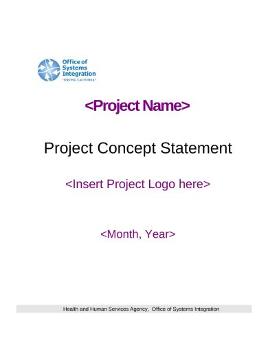 Concept Statement - 26+ Examples, Format, How to Write, Pdf