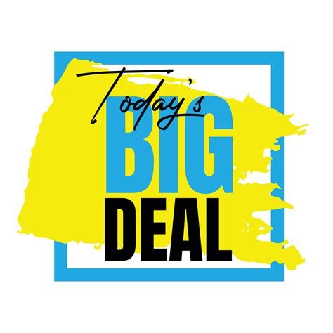 Today's big deal marketing promotional sign vector, Super deal online shopping sale event, Mega ...