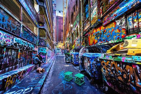 Street Art Wall Art, Graffiti Artwork, Melbourne Print, Color Street ...