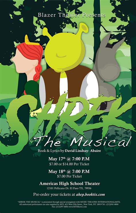 Shrek The Musical: Production Poster on Behance