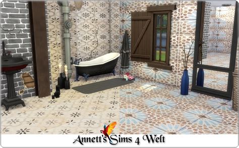 Annett's Sims 4 Welt: Bathroom Tiles Walls & Floors