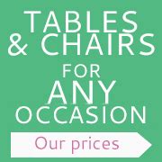 Table and Chair hire in Essex | TablesPlus