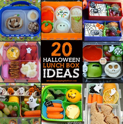 i should be mopping the floor: 20 Halloween Lunch Box Ideas