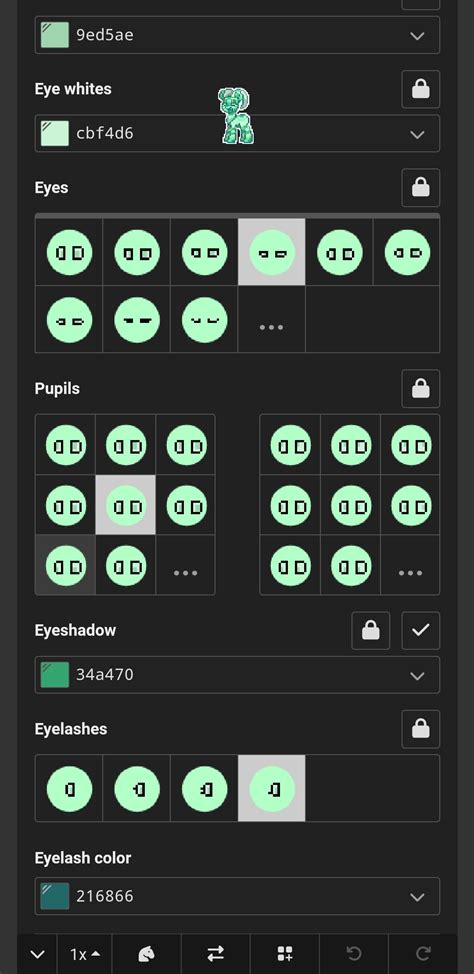 Free to use ponytown base (with color codes) : r/PonyTown