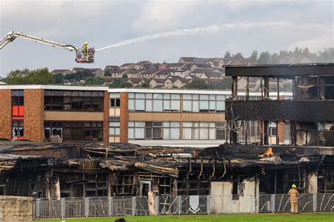 Woodmill High School Dunfermline - Shocking pictures show damage caused ...