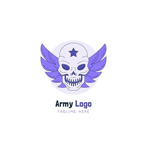 Free Vector | Army logo template design