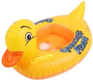 Luximal Inflatable Rubber Duck Pool Float for Kids, Swimming Pool ...