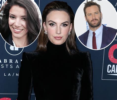 Armie Hammer Accuser Claims Elizabeth Chambers PUSHED Victims To Come ...