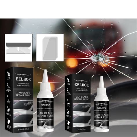 Car Glass Windshield Crack Repair Adhesive Glue Cracked Glass Repair Fluid Adhesive Glue For ...