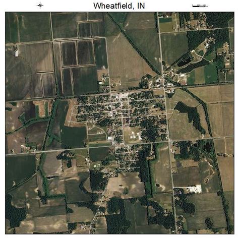 Aerial Photography Map of Wheatfield, IN Indiana