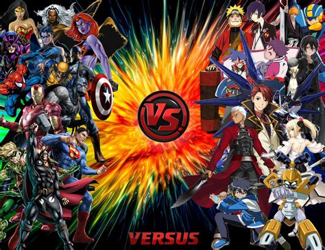 Super Heroes Vs Anime Heroes by chalcids on DeviantArt