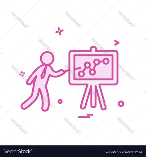 Graph icon design Royalty Free Vector Image - VectorStock