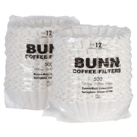 Amazon.com: Bunn REGFILTER BUNN 1M5002 Commercial Coffee Filters, 12-Cup Size (Case of 1000 ...