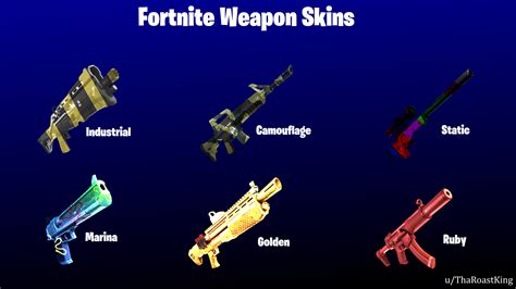 [CONCEPT] Weapon Skins (Unlockable Battlepass Items) : r/FortNiteBR