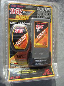 New Bright 9.6V NiMH Battery Pack And Charger